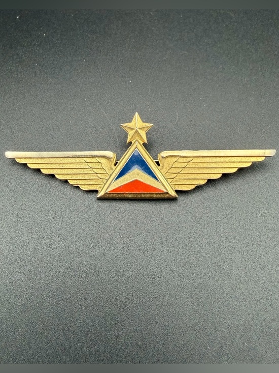 Delta Other - Delta Airlines Second Officer Wings Pin Vintage #B83